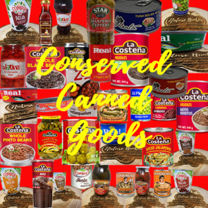 Conserved Goods & Canned Goods