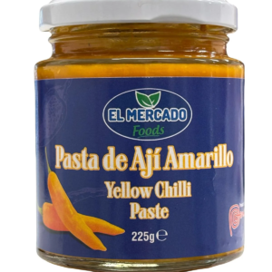 El Mercado Yellow (Spicy) Chilli Paste - Pasta de Aji Amarillo (Picante) 225g